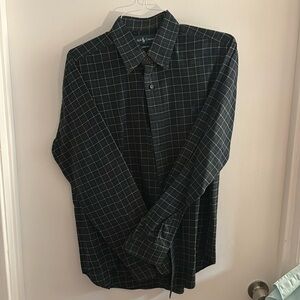 Ralph Lauren Button Down - Black Plaid - Size Medium